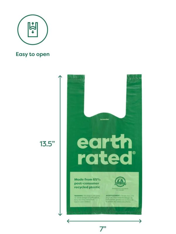 Earth Rated - 120個手提環保撿便袋 (無香味 / 薰衣草香味）