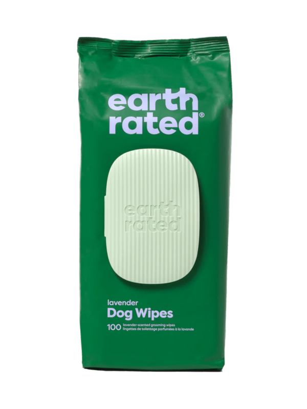 81607004-1 Earth Rated - 100片寵物濕紙巾 (無香味/薰衣草香味)