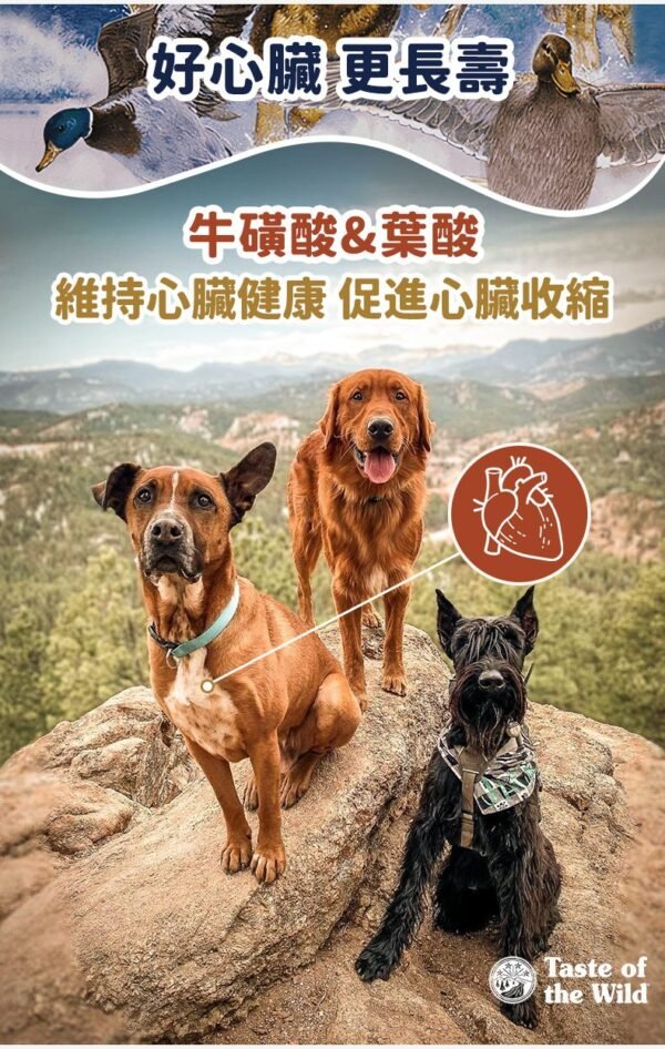 美國進口 - Taste of the Wild 無穀物 烤鴨肉+烤鵪鶉肉+煙燻火雞配方(成犬糧) 12.2KG (Exp date: 2027-04-04)