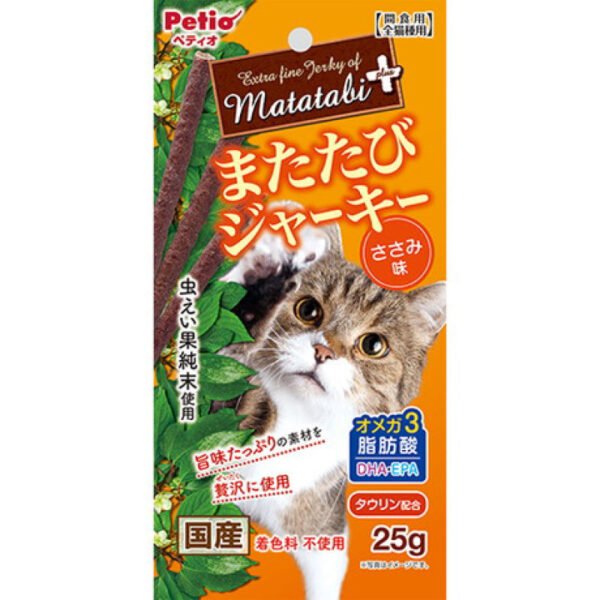 Petio - 日本產 木天蓼雞胸肉條 貓小食 25g