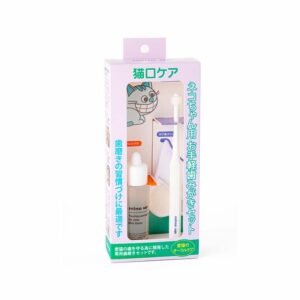Mind Up - 貓用 360度清潔套裝(Slim款幼身) (液體牙膏30ml+手指套+幼身360度牙刷)