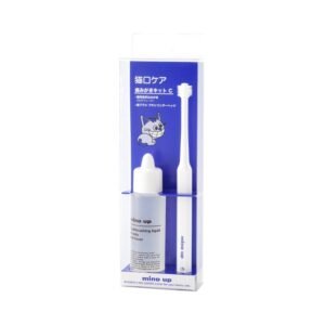 Mind Up - 貓用Slim360度潔齒套装 V2 #M42（液體牙膏30ml+幼身360度牙刷）