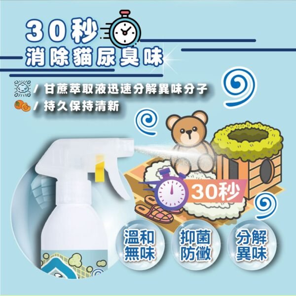Odout台灣 - （貓用）除臭/抑菌噴霧瓶