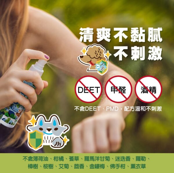 Odout台灣 - （人寵適用） 防蚊防蚤噴霧 (200ML)